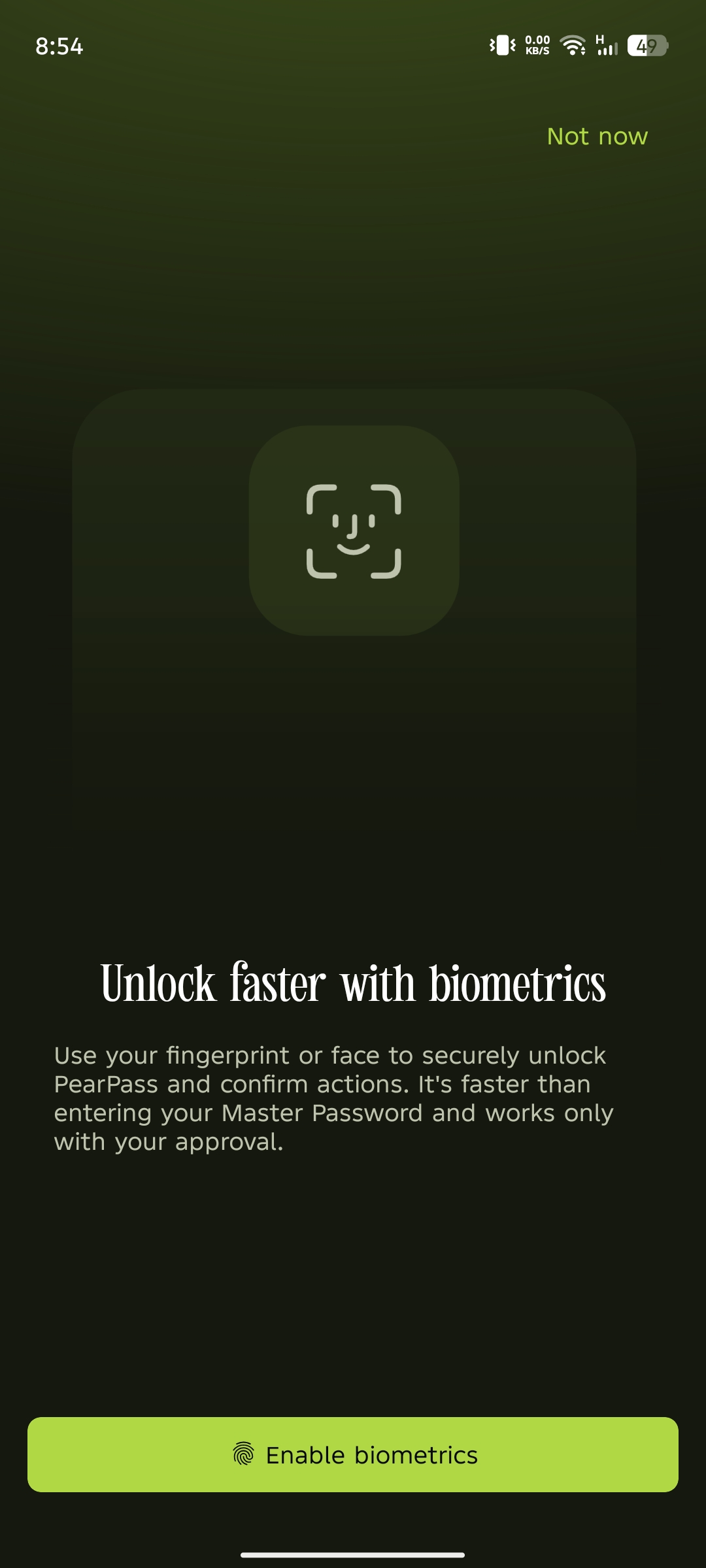 Mobile enable biometrics